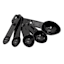 Black Plastic Measuring Spoons