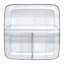 3-Section Clear Storage Bin