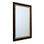 Black & Gold Framed Wall Mirror, 24x36