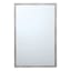 Metallic Woven Textured Framed Rectangle Wall Mirror, 24x36