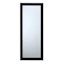 Flat Black Framed Leaner Mirror, 24x58