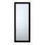 Flat Black Framed Wall Mirror, 24x58