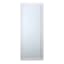 Silver Hexagon Textured Framed Leaner Mirror, 24x58