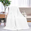 White Sherpa Throw Blanket, 50x60
