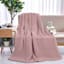 Blush Sherpa Throw Blanket, 50x60