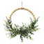 Eucalyptus Beaded Half Wreath
