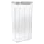White Airtight Food Storage with Flip-Top, 120oz