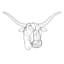 Ty Pennington Wire Longhorn Wall Decor, 28x17