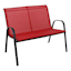 Stackable Red Sling Patio Settee