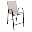 Stackable Sling Patio Barstool, Taupe