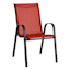 Stackable Outdoor Red Sling Chair