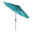 Teal Outdoor Crank & Tilt Umbrella, 9'
