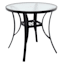 Woodhill Round Patio Bistro Table, Black
