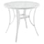 Woodhill Round Patio Bistro Table, White