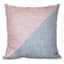 Laila Ali Gray & Blush Color Block Outdoor Throw Pillow, 18"
