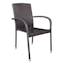 Brown Wicker Stackable Patio Chair