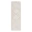 (D560) Brantley Grey Diamond Design Runner, 2x7