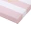 Tres Chic Pink Striped Canvas Wall Art, 12"
