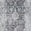 (B807) Honeybloom Cypress Grey Medallion Accent Rug, 3x5