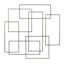 Crosby St. Gold & Silver Geo Metal Wall Art, 24"