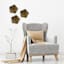 Honeybloom 3-Piece Metallic Flower Wall Art