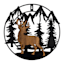 Ty Pennington Metal Deer Wall Decor, 16"