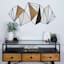 Crosby St. Metal Abstract Geo Wall Decor, 39x20
