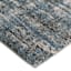 (A410) Hachure Blue Woven Runner, 2x6