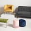 Hadley Tufted Back Sofa, Charcoal Grey