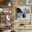 Honeybloom 4-Tier Burnaby Wood & Metal Bookshelf
