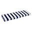 Providence Navy Blue Awning Striped Outdoor Bench Cushion
