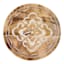 Medallion Etched Wood Trivet with Scalloped Edge, 8"