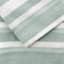 Liza Stripe Washcloth 13X13 Aqua/White