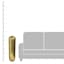 Gold Foiled Metal Floor Vase, 30"