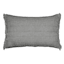 Grey Woven Fringe Throw Pillow, 14x24