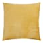 Gold Plush Check Throw Pillow, 24"