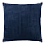 Plush Navy Blue Check Throw Pillow, 24"