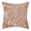 Frannie Pink Floral Embroidered Throw Pillow, 18"