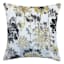 Grey & Gold Dandelion Throw Pillow, 18"