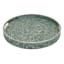 Ty Pennington Blue Capiz Mosaic Round Decorative Tray, 15"