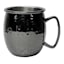 Found & Fable Hammered Black Metal Mule Mug, 20oz