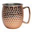 Set of 2 Faceted Copper Mule Mugs