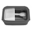 Grey Lunch Box, 42oz