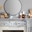 Honeybloom Hanging Round Wall Mirror, 30"