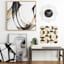 Crosby St Modern Black Metal Wall Clock, 24"