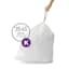 SimpleHuman 20-Pack Custom Fit Trash Can Liners, Code K