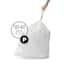SimpleHuman 20-Pack Custom Fit Trash Can Liners, Code P