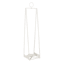 Honeybloom White Metal Lantern, 35"