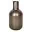 Honeybloom Metal Vase with Brass Finish, 12"