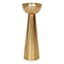 Gold Metal Candle Holder, 13"